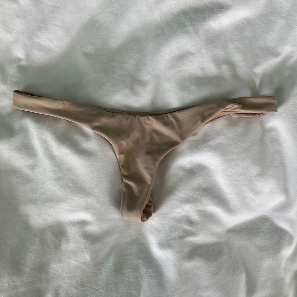 Coulbourne tan bikini bottoms